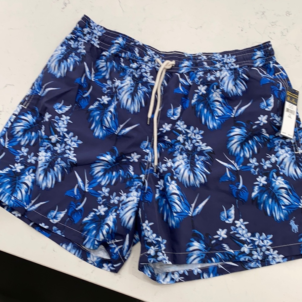 Polo Ralph Lauren Blue Swim Trucks